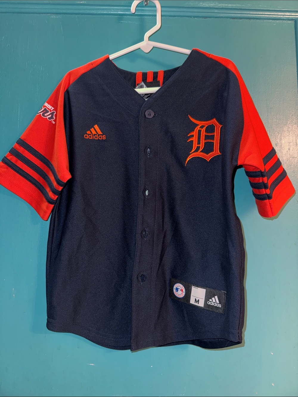 adidas Detroit Tigers Kids Baseball Jersey